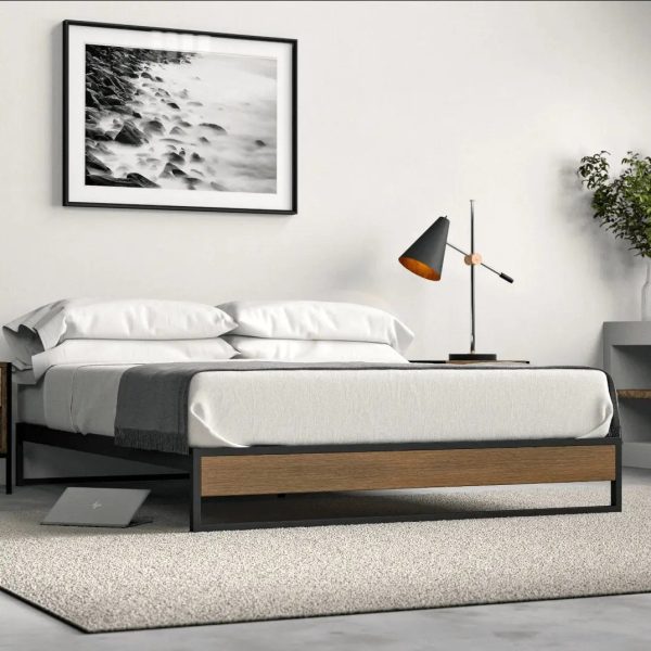 سرير معدن 160×200سم السرير لا يشمل المرتبه
